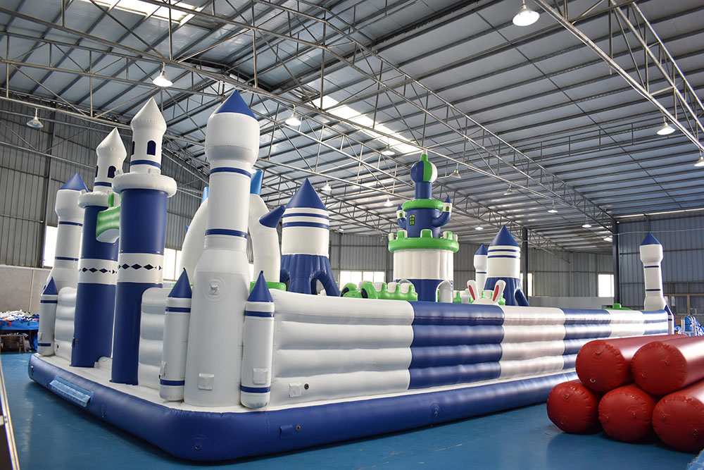 Bouncia giant inflatable water obstacle course manufacturer for child-2